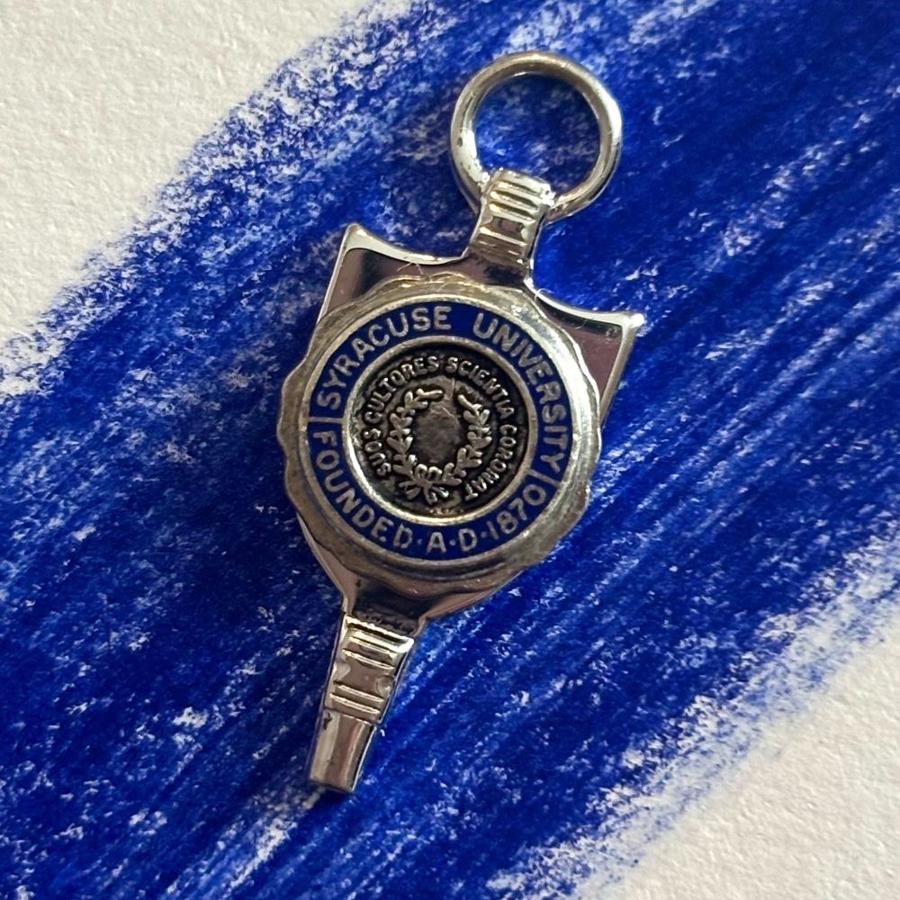 Syracuse University Sterling Silver charm